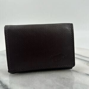 NWT ARRIGO dark brown mini wallet